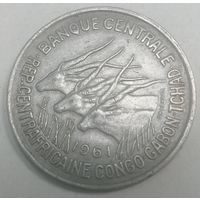 7.11 ЦАР 50 франков 1961 год