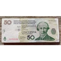 Werty71 Аргентина 50 Песо 2006 банкнота 2001