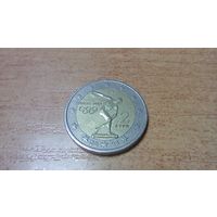 2 евро 2004 года  Греция Летние Олимпийские игры 2004 в Афинах 2
