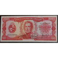 Уругвай 1967 100 песо UNC