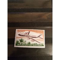 1963 республика Дагомея (современное Бенин) чистая дорогая концовка серии MNH** авиация самолёт (2-14)