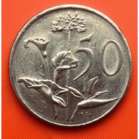 02-36 ЮАР, 50 центов 1983 г. Единственное предложение монеты данного года на АУ