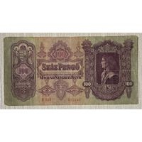 Банкнота Венгрия 100 пенго 1930 год.
