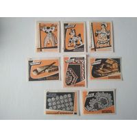 Спичечные этикетки ф.Красная звезда. Народные промыслы. ГОСТ 1820-56. 1959 год