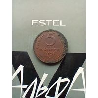 5 копеек 1924 года любителям почистить