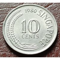 Сингапур 10 центов, 1980    ( 1-3-7 )