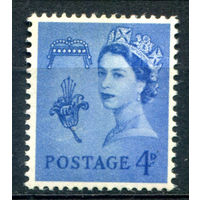 Великобритания, Гернси - 1966/67г. - королева Елизавета II - 1 марка - полная серия, MNH [Mi 3]. #3-GB-89-C-1