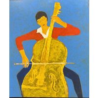 Лисовский А.С "Парижанка", 2026г. Холст, акрил. Размер 60х50 см.