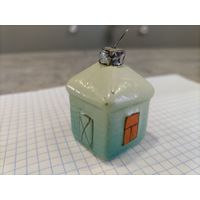 Елочная игрушка редкая домик, теремок, избушка