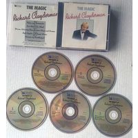 RICHARD CLAYDERMAN - The Magic Of Richard Clayderman (5CD ENGLAND 1989 в толстом боксе)