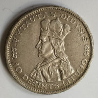 10 литов 1936 год. Литва. XF.