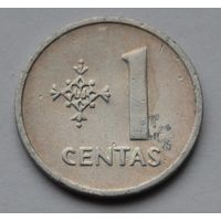 Литва, 1 цент 1991 г.