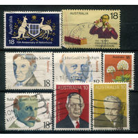Австралия - 1975-1976г. - марки года - 8 марок - гашёные, есть 2 полные серии. #3-WB-97-KS-7
