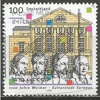 Германия. 1100 лет г.Веймара. Культурная столица Европы. 1999г. Mi#2028.
