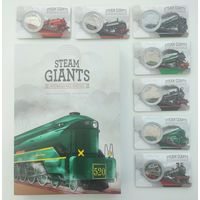 Австралия 50 центов 2025 ''Паровые гиганты'' Паровозы, UNC.