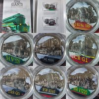 Австралия 50 центов 2025 ''Паровые гиганты'' Паровозы, UNC.