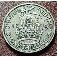 Великобритания 1 шиллинг, 1939    ( 1-10-1 )