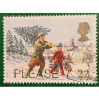 Великобритания 1990. Рождественское дерево