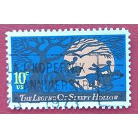 США, 1974 г., 150 лет произведению: Легенда о Сонной Лощине