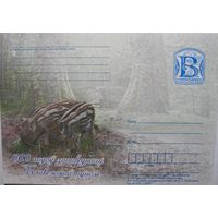 Карточки РБ. 600 лет Беловежской пуще. Поросята. 2009г.