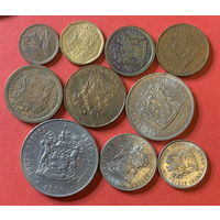ЮАР, 10 разных монет