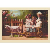 Пасха. Дети. Открытка