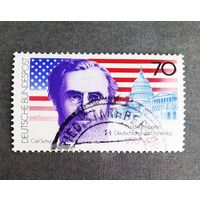 Марка Германия 1976 год 200-летие принятия Декларации независимости США