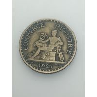 Франция  франк 1925 года .