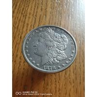 1 доллар США 1878 года матовый рельеф самая привлекательная цена трёхдневный аукцион