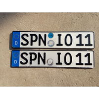 Номер автомобильный Германия