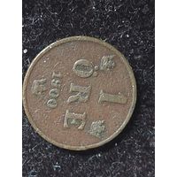 1 эре швеция 1900