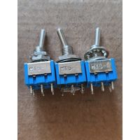 Переключатель, MTS-203 A-2, Тумблер ON-OFF-ON (3A 250VAC)