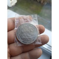 Остров Мэн 1 крона, 1989 200 лет мятежу на "Баунти". Портрет Уильяма Блая