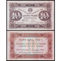 [КОПИЯ] 10 рублей 1923г. 1-й вып. водяной знак