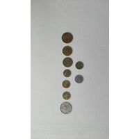 Монеты разные