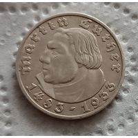 5 марок 1933 Мартин Лютер
