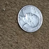 25 сентаво (1953г.) Хосе Марти. Юбилейная. Куба. Серебро 0.900