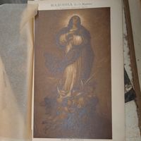 МАДОННА. Энциклопедическая гравюра СПБ. 19-20века 24х16см. РАСПРОДАЖА КОЛЛЕКЦИИ.