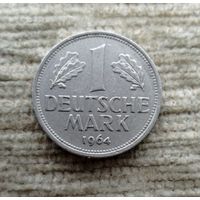 Werty71 Германия ФРГ 1 марка 1964 J