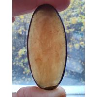 Брошь 84 проба камень