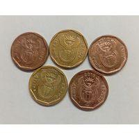 ЮАР 10 центов 2012 год .2014 год . 2015 год