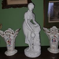 Большая скульптура,статуэтка. Фарфор.Бисквит.19 век.Франция.