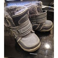 Зимние сапожки на цигейке, как новые, р-р 20