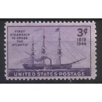 США - 1944 [Mi. 526]** MNH 125-я годовщина первого парохода, пересекшего Атлантический океан.