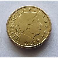 Люксембург 50 евроцентов, 2006 из официального набора BU