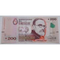 Уругвай 200 песо 2019 года UNC