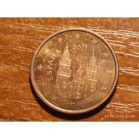 Испания 5 евроцентов 2011
