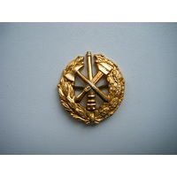 Кокарда СССР.  ПОЖАРНАЯ ОЛРАНА. Д.П.Д. Добровольная Пожарная Дружина.