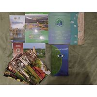 Охраняемые природные территории Литвы путеводитель книга на литовском эмблемы открытка