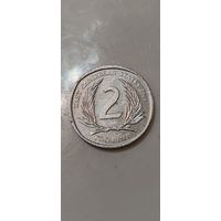 Восточно Карибское государство 2 цента 2008